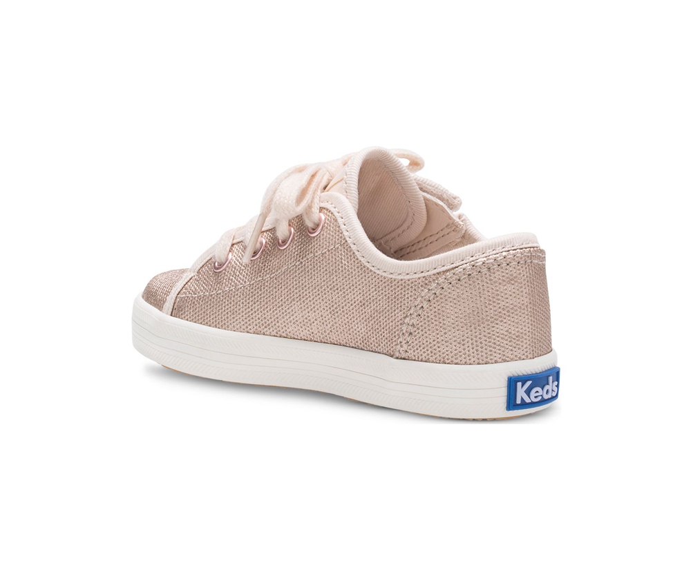 Zapatillas Keds Niños Rosas Doradas - Kickstart Jr. - 158-UYXJDF